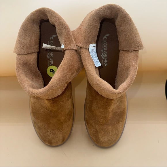 Koolaburra by UGG Skyller Chestnut Suede Ankle Boots, Women’s Size 9, EUC - Picture 7 of 9